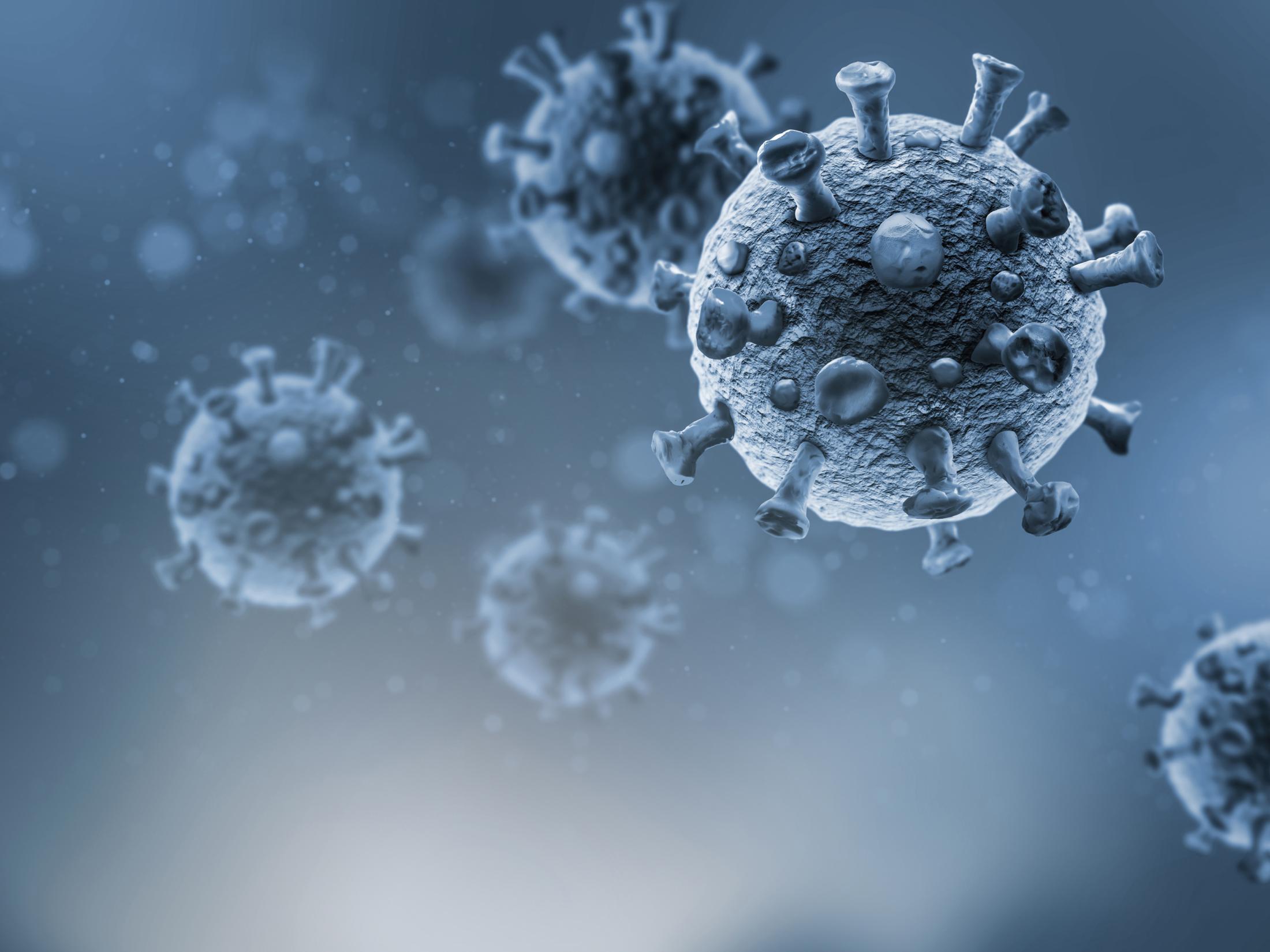 graphic of virus